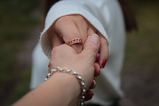 Hands Of Mother And Daughter