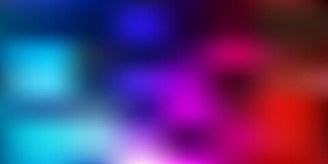 Obraz premium Light blue, red vector abstract blur texture.