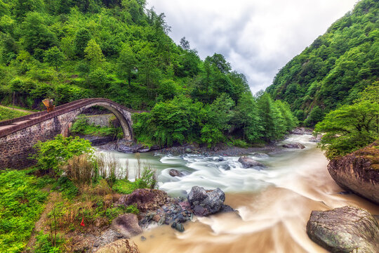 Cifte bridge ( Turkish: Cifte Kopru, literally "Double Bridge"). Ciftekopru (or Cifte kopru ) is a village in the district of Borcka, Arhavi, Artvin Province, Turkey. It is adjacent historic bridges.