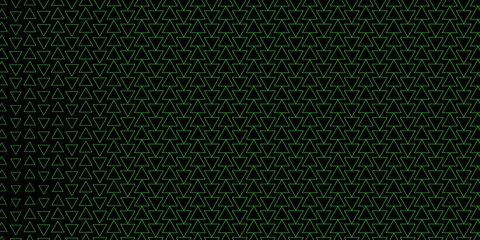 Dark Green vector layout with lines, triangles. Shining abstract illustration with colorful triangles. Pattern for commercials.