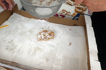 Geschnittene Hasen backen