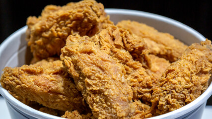 Chicken crispy meat with spices