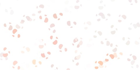 Light red vector texture with memphis shapes.