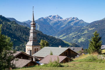 Village d'Hauteluce dans le Beaufortain