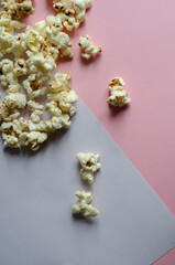 popcorn on the table