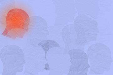 covid-19 public health risk disease and flu outbreak , pandemic medical illustration concept