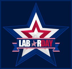 Vector illustration on the commemoration of the US Labor Day. Perfect for any use.