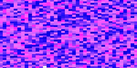 Light Pink, Blue vector texture in rectangular style. Colorful illustration with gradient rectangles and squares. Pattern for commercials, ads.