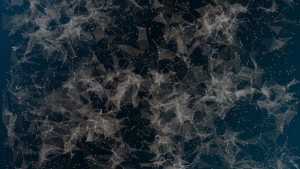 Abstract Network Background.blue futuristic plexus.