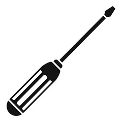 Screwdriver icon. Simple illustration of screwdriver vector icon for web design isolated on white background