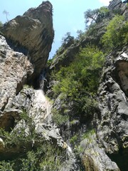 waterfall in yosemite