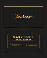 Simple luxury Corporate Business Card Template Design