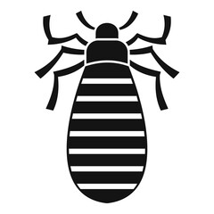 Pest bug icon. Simple illustration of pest bug vector icon for web design isolated on white background