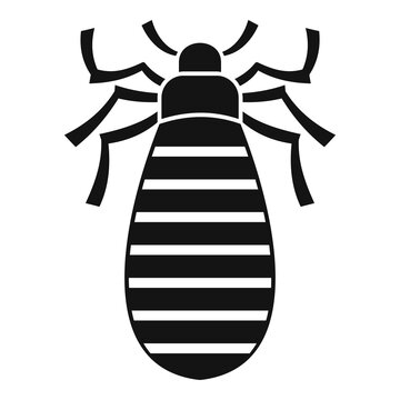 Pest bug icon. Simple illustration of pest bug vector icon for web design isolated on white background