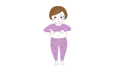 太ってしまって「お腹の肉をなんとかしないと」と思っている女子