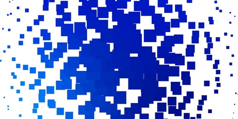 Light BLUE vector background with rectangles. Modern design with rectangles in abstract style. Modern template for your landing page.