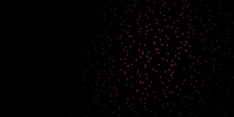 Dark Orange vector template with neon stars. Modern geometric abstract illustration with stars. Pattern for wrapping gifts.