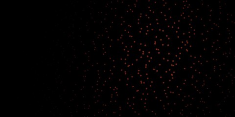 Dark Orange vector template with neon stars. Modern geometric abstract illustration with stars. Pattern for wrapping gifts.