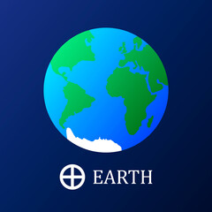 Globe earth icon