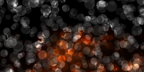 Dark Yellow vector backdrop with dots.