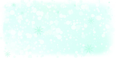 Fototapeta na wymiar Snowflakes. Snow, snowfall. Falling scattered white snowflakes on a gradient background. Vector