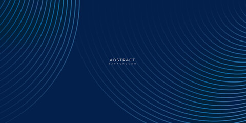 Abstract dark blue and blue lines presentation background