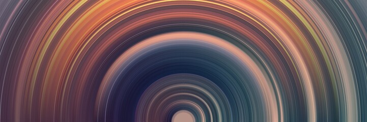 Abstract 3d circle illustration background with glowing lines