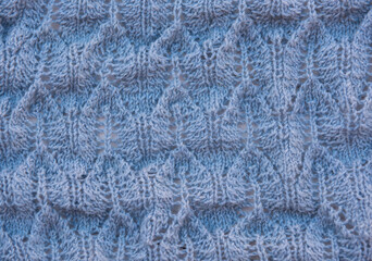 Natural wool clothes and fabrics: textile and fabric macro photo