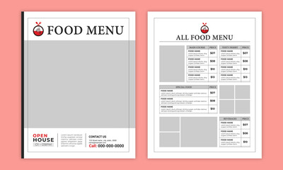 Restaurant Menu templates
