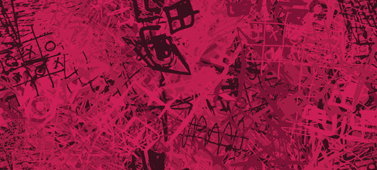 Multi-color grunge background seamless. Abstract geometric pattern. Chaos and random. Modern art drawing painting