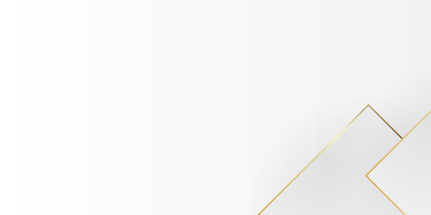 Vector background abstract technology communication data Science with white gold lines presentation design