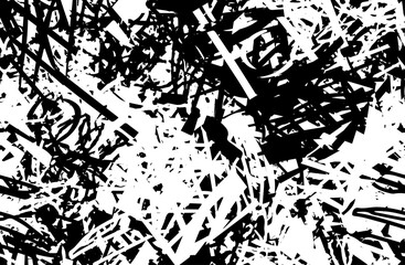Grunge texture black and white seamless