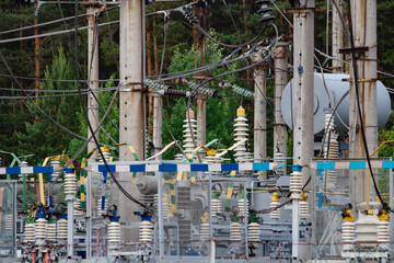 detail of a great power plant