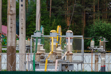 detail of a great power plant