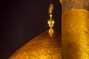 The shrine of Imam Ali Ibn Abi Talib in Najaf, Karbala, Iraq