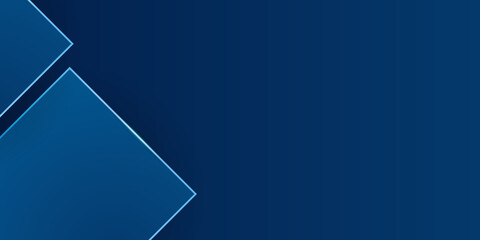 Blue background with abstract wave spiral modern element for banner, presentation design and flyer