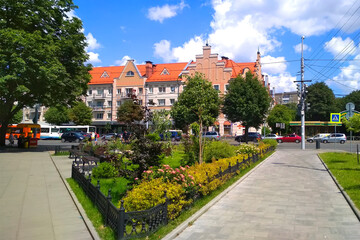 View of Leninsky Avenue of Kaliningrad