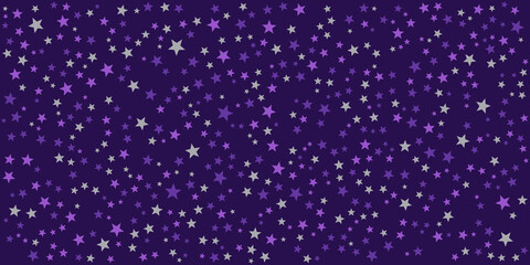 Purple star pattern background for wide banner. Vector illustration design for presentation, banner, cover, web, flyer, card, poster, wallpaper, texture, slide, magazine, and powerpoint.