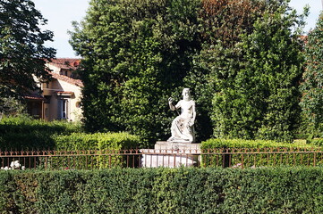 Vegetable garden of Jupiter in the Boboli Gardens in Florence, Tuscany, Italy
