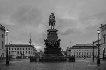 Berlin Reiterstandbild Friedrich der Große Unter den Linden
