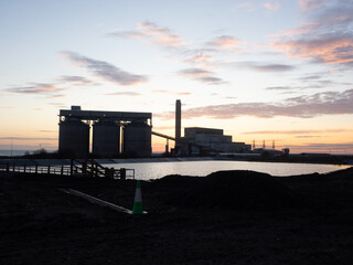 Sunrise over Power Station