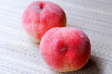 山梨県産の桃
