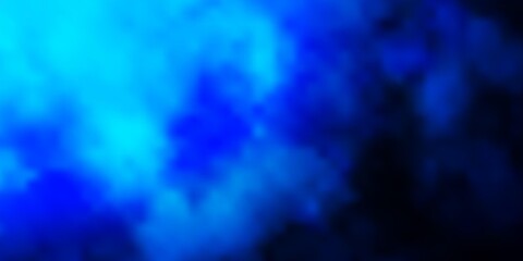 Dark BLUE vector pattern with clouds. Colorful illustration with abstract gradient clouds. Colorful pattern for appdesign.