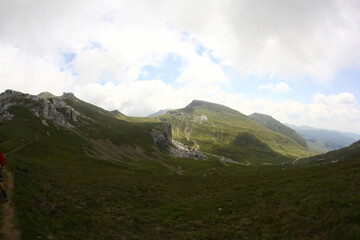 Landscape from Bucegi Mountains, part of Southern Carpathians in Romania