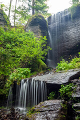 Varsag waterfall, Harghita county, Romania