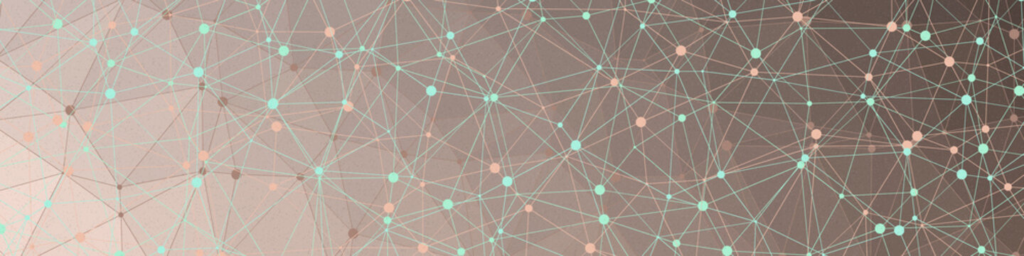 Mint Blue color Abstract color Low-Polygones Generative Art background illustration