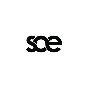 soe letter original monogram logo design