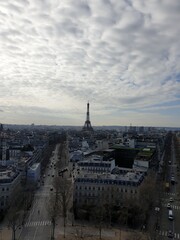 Fototapeta na wymiar Parigi Torre Eiffel Francia
