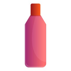 Conditioner bottle icon. Cartoon of conditioner bottle vector icon for web design isolated on white background