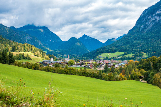 Blick auf Unken - Wanderland Salzburg